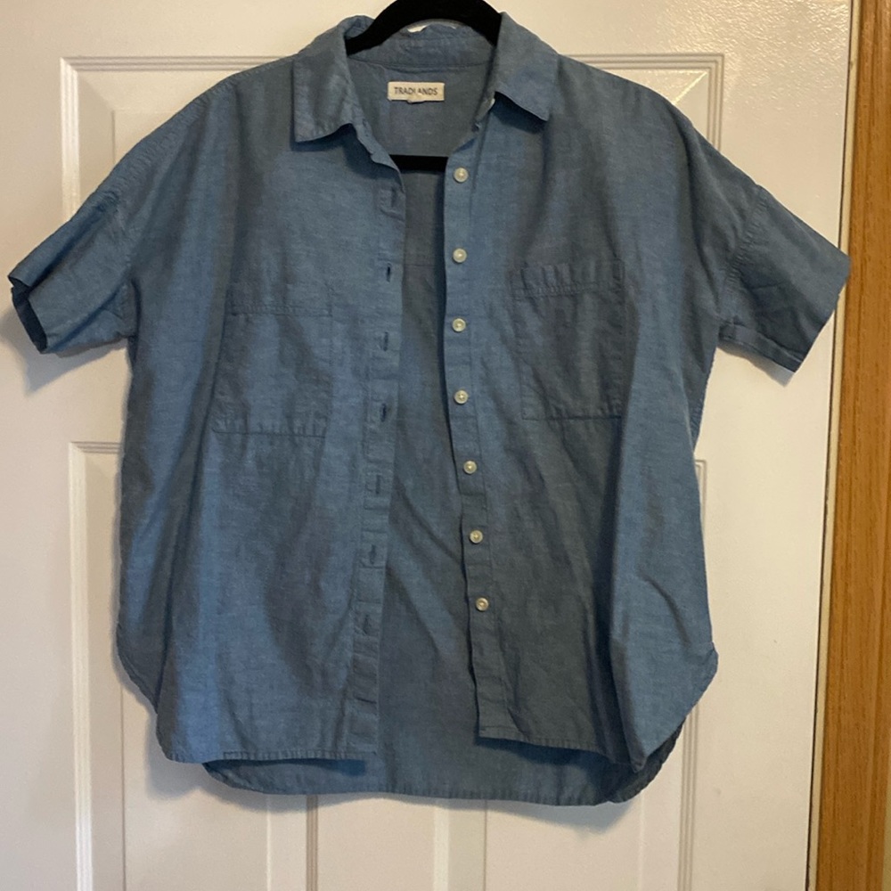 Tradlands cotton linen blend shirt